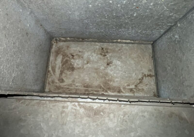 A spotless vent with no dirt or debris remaining, showcasing a thorough cleaning.